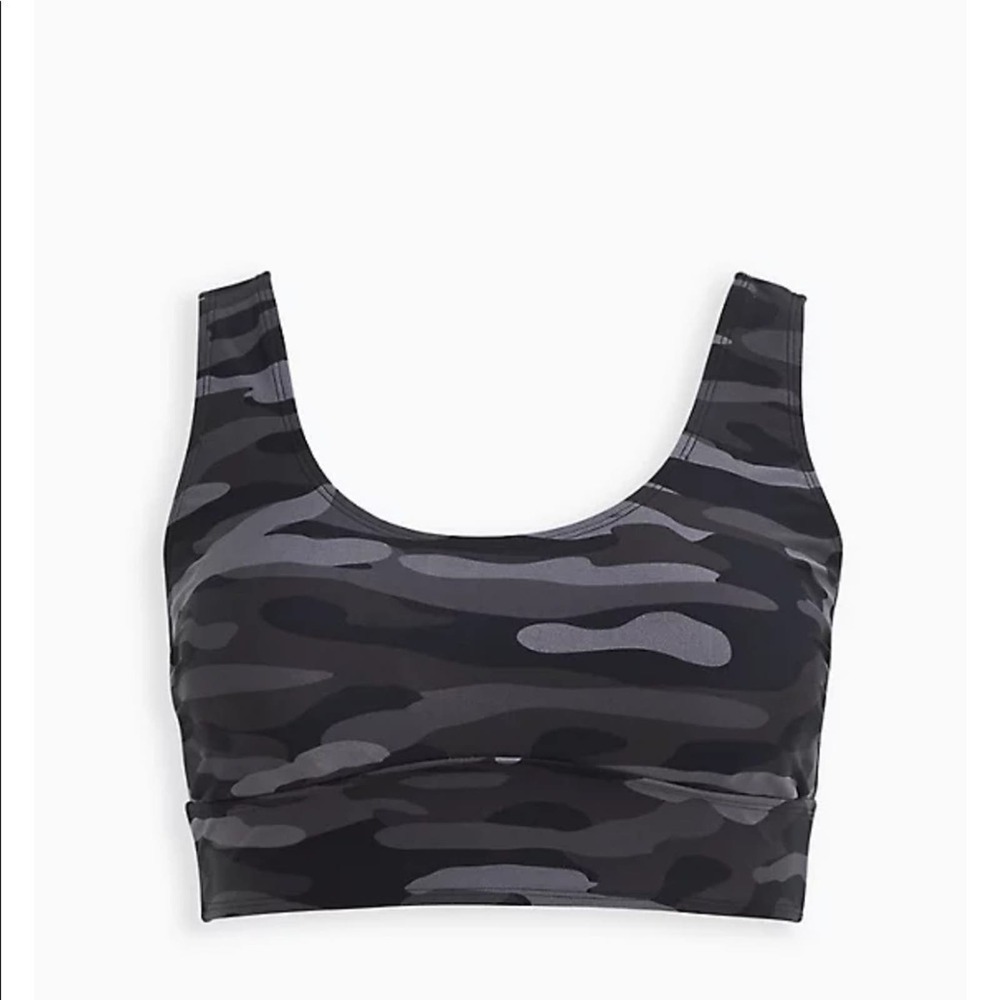 New! Torrid sz 2 Camo Swim Bathing‎ Suit Top 2X